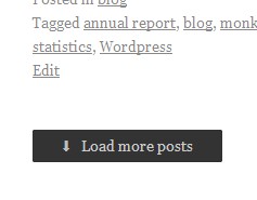 screenshot showing "Load more posts" button at the end of the page